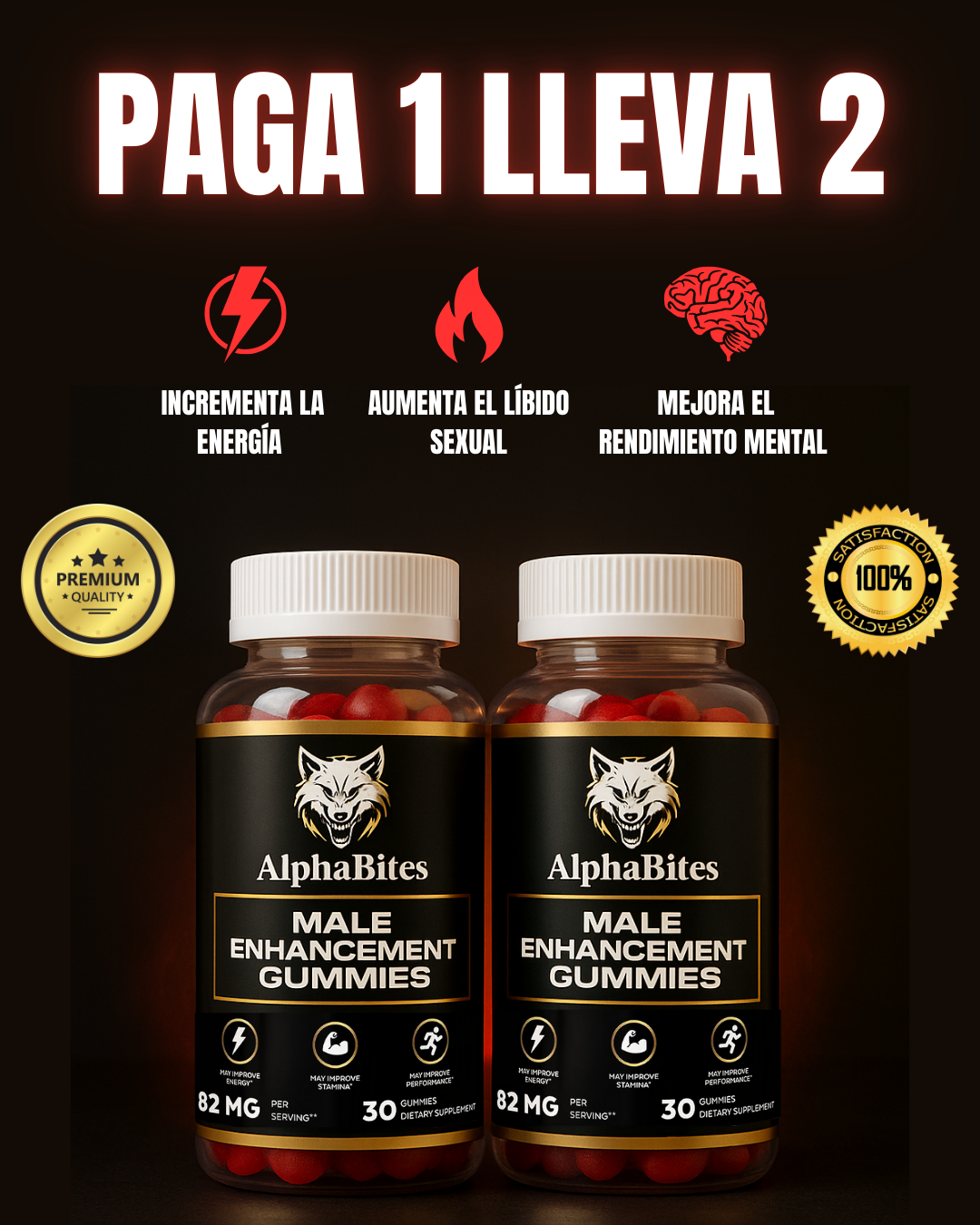 Alpha Bites: Potencia tu Desempeño y Vitalidad Masculina de Forma Natural