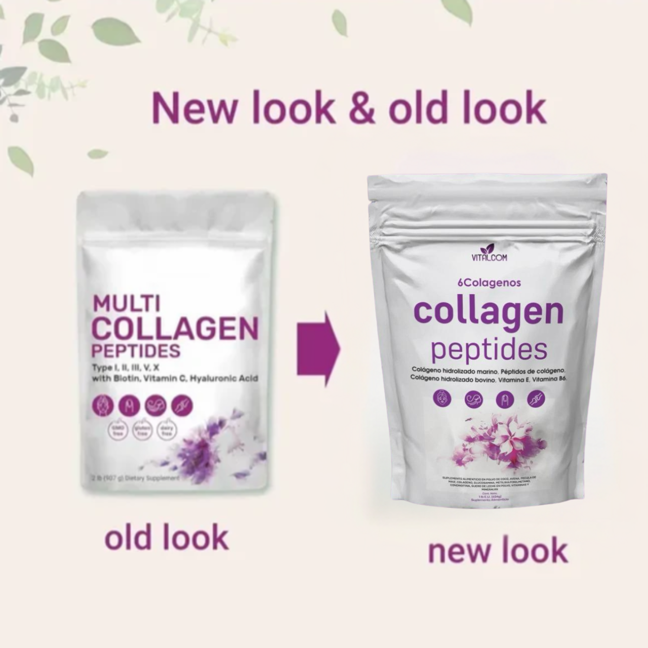 2x1 Multi Collangen Peptides Importados