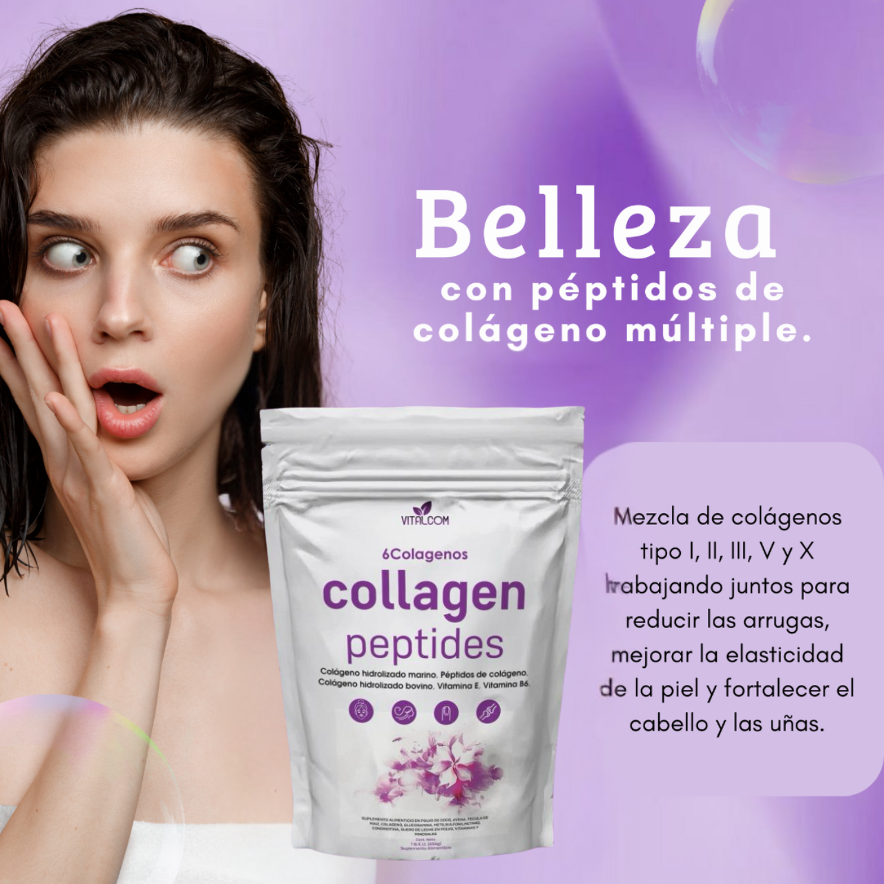 2x1 Multi Collangen Peptides Importados