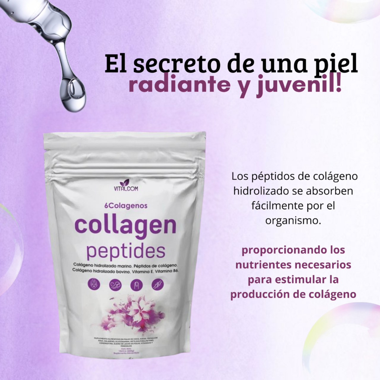 2x1 Multi Collangen Peptides Importados