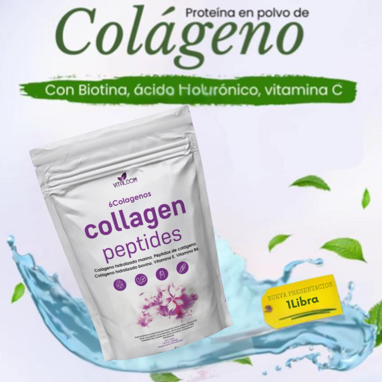 2x1 Multi Collangen Peptides Importados