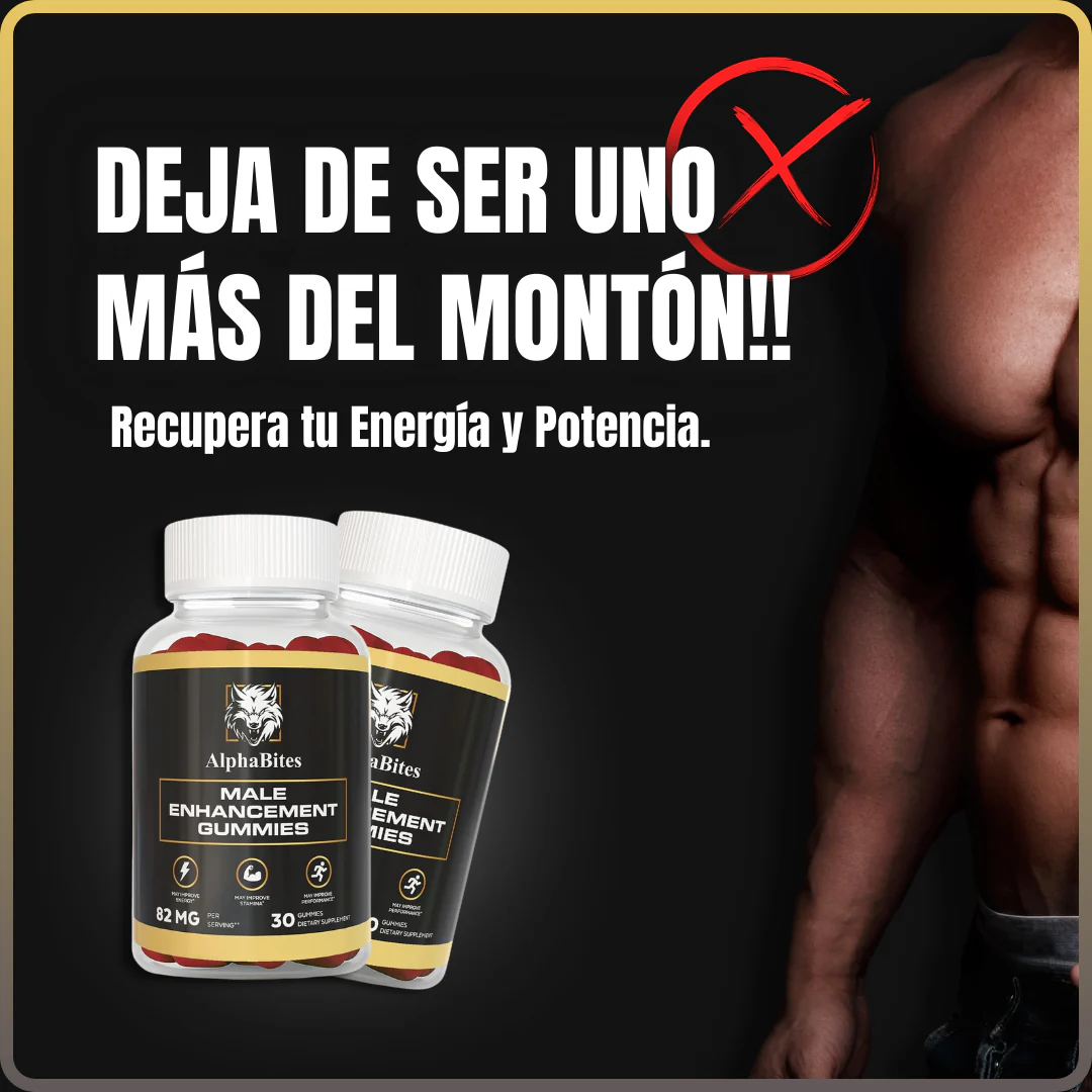 Alpha Bites: Potencia tu Desempeño y Vitalidad Masculina de Forma Natural