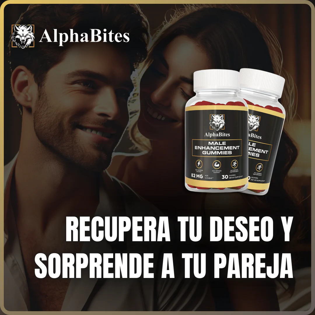Alpha Bites: Potencia tu Desempeño y Vitalidad Masculina de Forma Natural