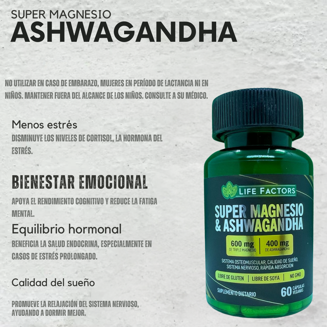 2x1 Super Magnesio + Ashwagandha